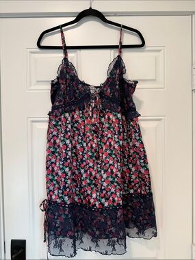 Free People Intimately- Tell me more mini slip dress